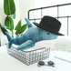 Дитяча м'яка плюшева антистрес іграшка-подушка обіймашка Shark Doll "Акула" 40 см G8289 фото 5