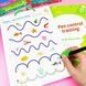 Розвиваюча книга Монтесорі Busy Book пиши-прай Stroke Line dot to dot 30 аркушів (60 завдань), від 2 років MA-331 фото 6