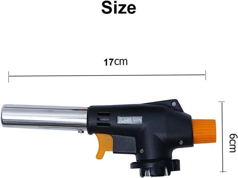 Туристичний газовий пальник Cyclone Flame Gun 930 з п'єзопідпалом та регулювання полум'я 2017987 фото