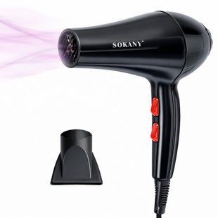 Фен для укладання волосся Sokany SK-2200 з концентратором SK-2200 фото