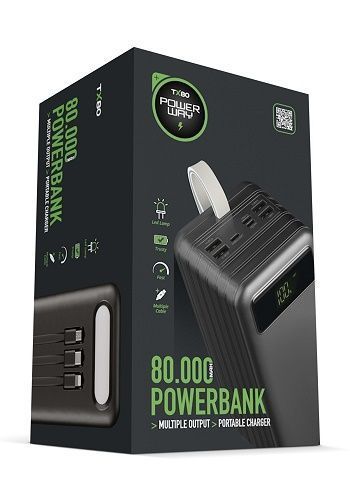 Повербанк Power Bank Power Way TX-80 80000mAh TX80 фото