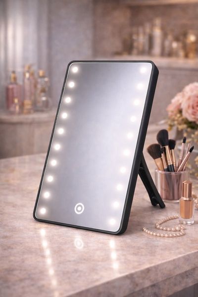Дзеркало для макіяжу з LED підсвічуванням 16 світлодіодів Cosmetie Mirror LY-701 LY-701 фото