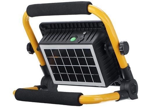 Акумуляторний прожектор із сонячною панеллю Work Light 50W + POWER BANK 540050 фото