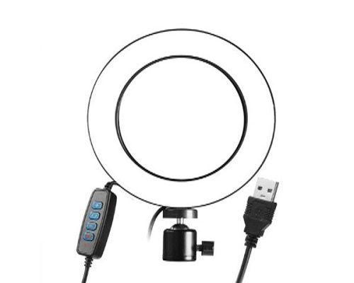 Кільцева USB LED лампа 16 см 102333658 фото