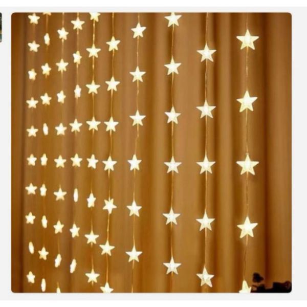 Гірлянда штора зорепад Curtain Lights Shooting Star 60 LED 3х3м White 2053584 фото