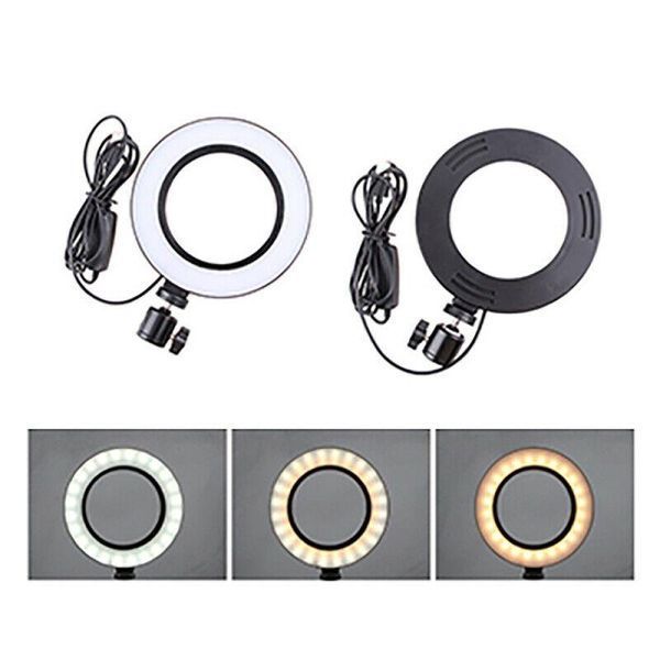 Кільцева USB LED лампа 16 см 102333658 фото