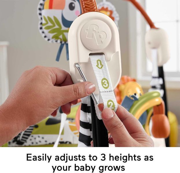Ігровий центр, що розвиває, дитячий джемпер Fisher-Price Jumperoo Baby Activity Center Бежевий 5094773/1 фото