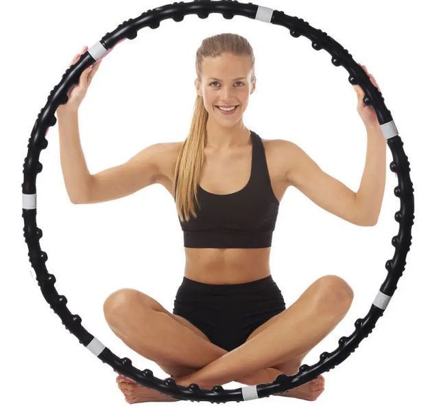 Масажний спортивний обруч Hula Hoop Professional для схуднення sp2003115 фото