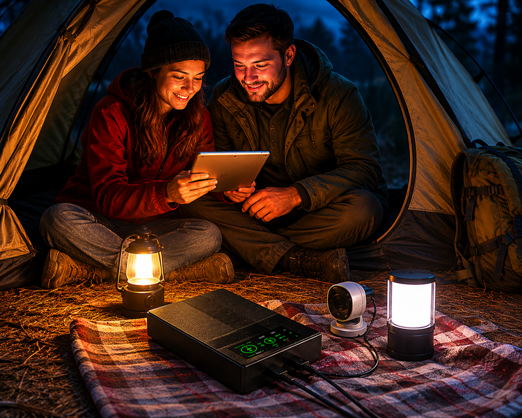 UPS-Power Bank 20000mAh для роутерів та відеокамер 5V/9V/12V+USB / Джерело безперебійного живлення / Повербанк для роутера M17744 фото