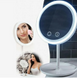 Настільне косметичне дзеркало з LED підсвічуванням та вентилятором Beauty Breeze Mirror 205896 фото 2