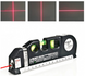 Лазерний рівень із вбудованою рулеткою FIXIT Laser Level Pro 3 4в1 рулетка лінійка 1135 фото 7