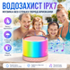 Портативна колонка K52 з RGB LEDпідсвічуванням, Bluetooth 5 Вт + 2 бездротові мікрофони KAR201 фото 3