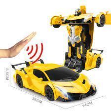 Червоний Машинка трансформер Автобот Lamborghini Robot Car на радіокеруванні 2в1 OS01245102\1 фото