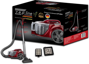 Пилосос контейнерний 4л Zepline ZP-6804 червоний ZP-6804 фото