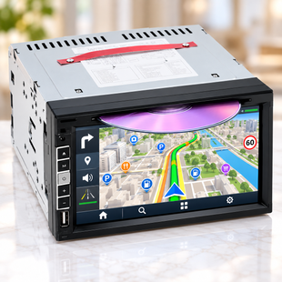 Автомагнитола PI-803 2DIN / Магнитола + Пульт дистанционного управления / Мультимедийно-навигационная система, сенсорный дисплей 224-PI-803 фото