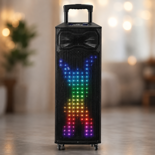 Портативна колонка T8 / Акустична колонка UKC T8 Pro / Bluetooth, FM, Karaoke акустична система sp10527 фото
