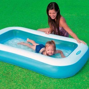 Надувний басейн Intex 166 х 100 х 25 см 90 л Blue 6903100022016 фото