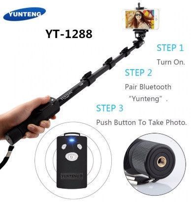 Селфи палка Монопод для селфи Штатив Yunteng YT-1288 Bluetooth с пультом 1138 фото