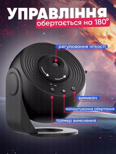 Домашній планетарій + 13 картриджів нічник проектор зоряного неба галактика зі змінними картриджами G9341 фото
