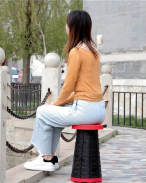 Складаний стілець Telescopic stool розкладний телескопічний стілець pr0966 фото