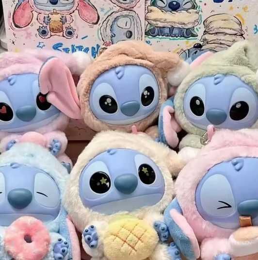 М'яка колекційна іграшка-сюрприз брелок Стіч/Stitch Labubu 15см (колір та вигляд випадковий) Jam887745 фото