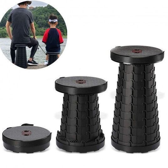 Складаний стілець Telescopic stool розкладний телескопічний стілець pr0966 фото