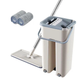 Швабра з відром і самовіджимом , Spin Mop Scratch Cleaning 360, швабра ледарка 6 л NEW25 фото 1