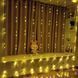 Гірлянда-штора Водоспад 2х2 м, 160 LED світлова завіса зі статичним режимом, тепле світло 2125062 фото 6