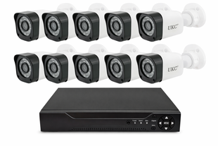 Набір на 8 камер DVR KIT 945 8ch Gibrid / Комплект відеоспостереження з 8 Wi-Fi камер + реєстратор sp5690 фото