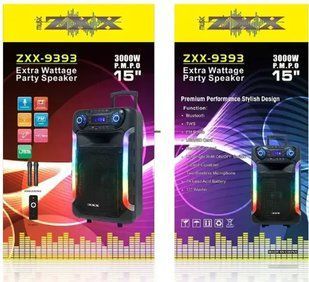 Акустична система ZXX-9393, динаміки 15&rdquo;, 2 радіомікрофони 2285219393 фото