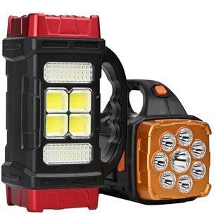 Powerbank LED-ліхтарик HB-1678 на сонячних батареях 5401678 фото