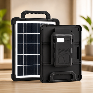 Портативная солнечная зарядная станция CoLamp CL-618PB-15W, 10800 mAh с LED-лампами / Автономный источник питания с солнечной панелью sp10591 фото