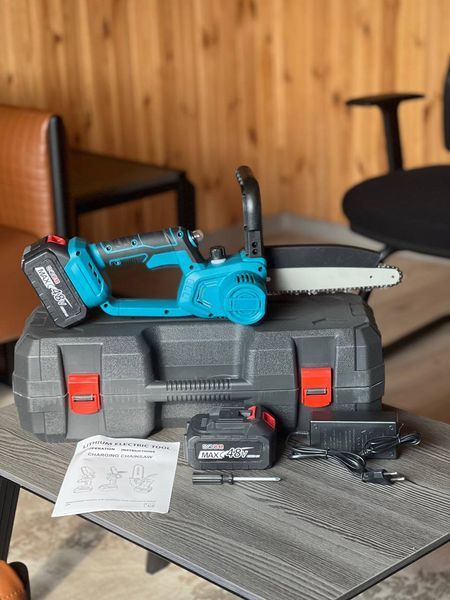 Акумуляторна міні електрична Electric chain saw 8 дюймів 2053948 фото