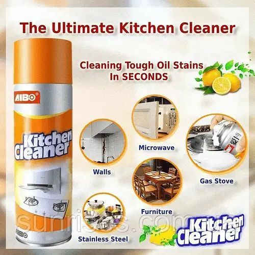 Kitchen Cleaner пінний очисник від жиру бруду давніх нашарувань для кухні ванни витяжки Кітчен клінер 20508421 фото
