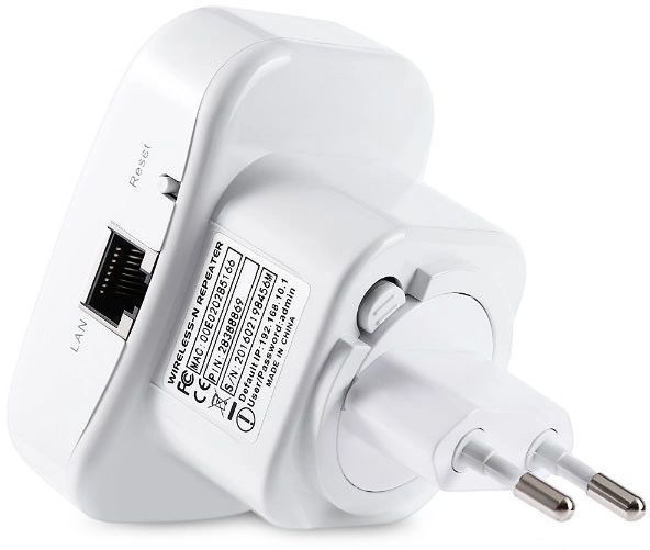 WIFI REPEATER Dynamode Підсилювач сигналу, репітер. ретранслятор 300Mb Білий 5401124563 фото
