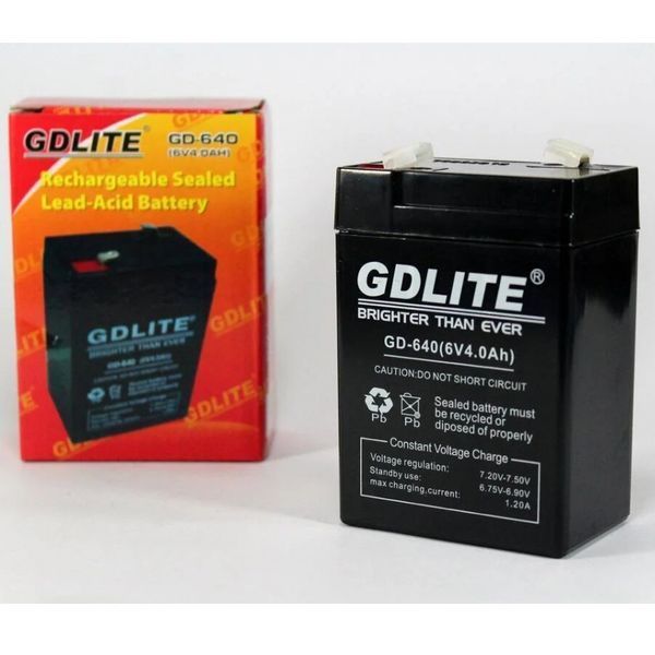 Акумулятор BATTERY GD 640 6V 4A sa90180 фото