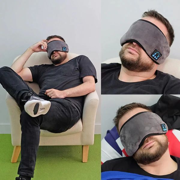 Маска для сна с наушниками Bluetooth MUSIC GOGGLES AND183 / Повязка на глаза с гарнитурой 2052457 фото