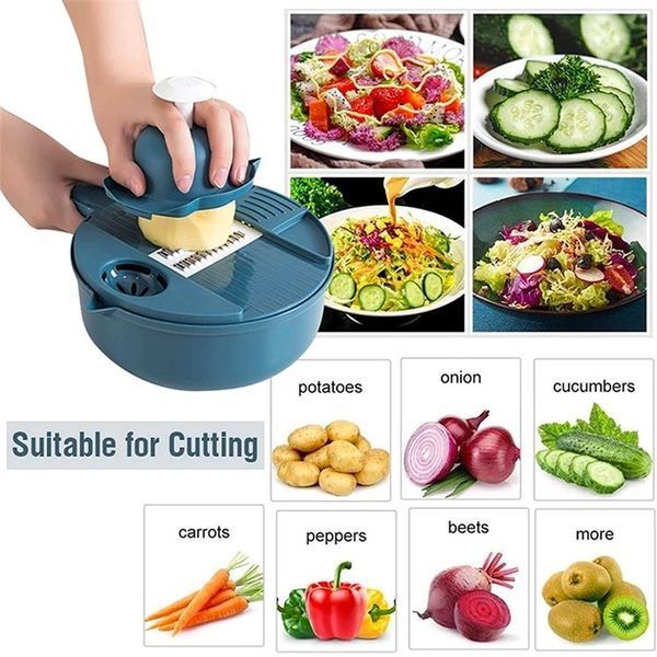 Багатофункціональна овочерізка Multi Cutter GREEN 2125520137 фото