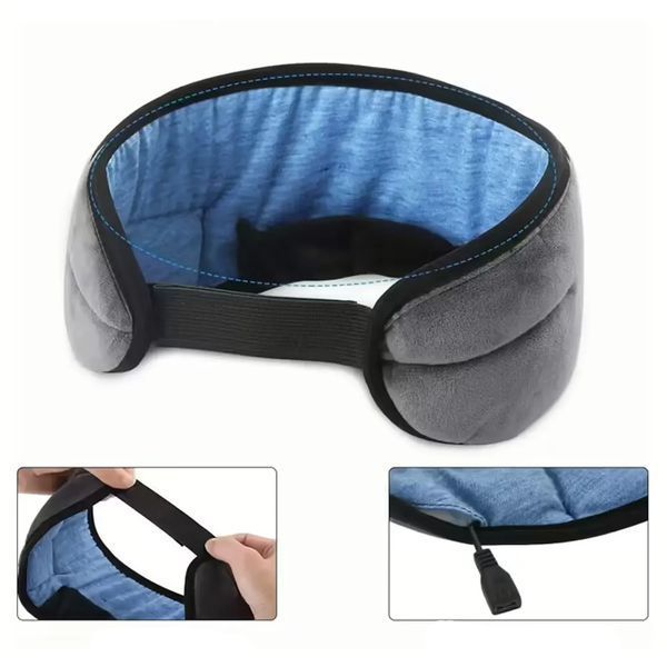 Маска для сна с наушниками Bluetooth MUSIC GOGGLES AND183 / Повязка на глаза с гарнитурой 2052457 фото
