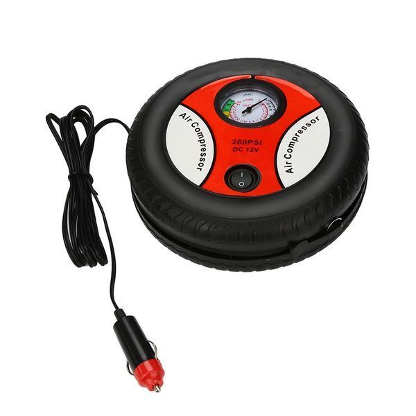 Компресор автомобільний AIR COMPRESSOR 260PSI DC-12V червоний 22600185 фото