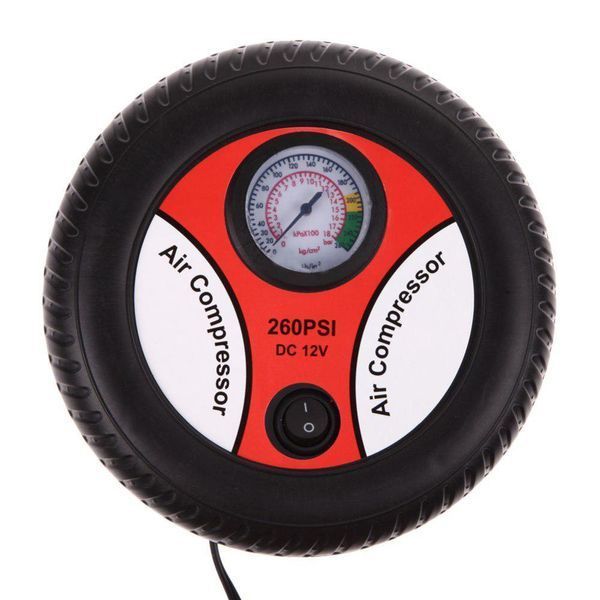 Компресор автомобільний AIR COMPRESSOR 260PSI DC-12V червоний 22600185 фото