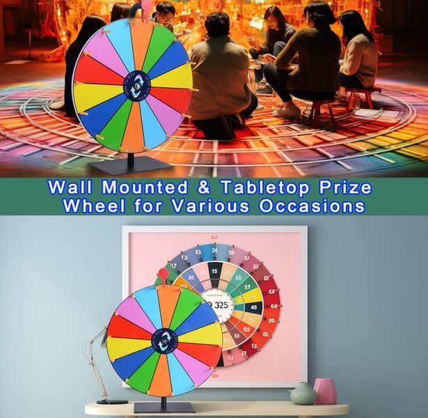 Ігрове колесо Lottery Wheel діаметром 30 см MA782 фото