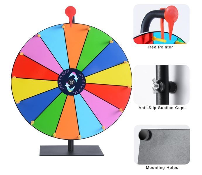 Ігрове колесо Lottery Wheel діаметром 30 см MA782 фото