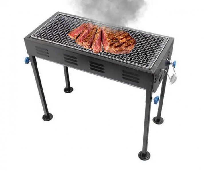Портативный складной барбекю гриль мангал BBQ Grill TL-670 для пикника дачи переносной туристический 228670 фото