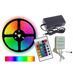Комплект Світлодіодна стрічка багатобарвна 3528 RGB комплект 5м з пультом sa90930 фото 1