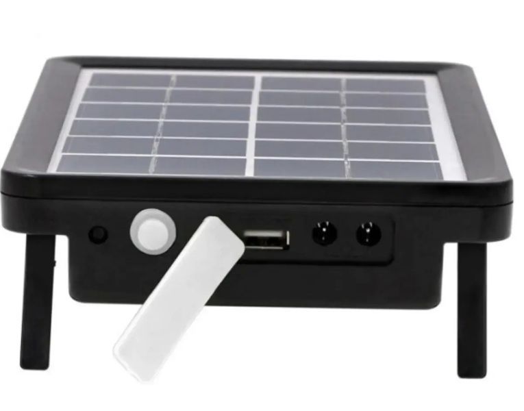 Портативна сонячна система EP-05 3в1 6v3w, Led лампи х2, powerbank M15363 фото