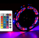Комплект Світлодіодна стрічка багатобарвна 3528 RGB комплект 5м з пультом sa90930 фото 4