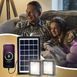 Портативна сонячна система EP-05 3в1 6v3w, Led лампи х2, powerbank M15363 фото 4