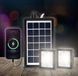 Портативна сонячна система EP-05 3в1 6v3w, Led лампи х2, powerbank M15363 фото 5