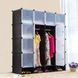 Пластикова складана шафа Storage Cube Cabinet MP-416-102A 16 секцій MP-416-102A фото 2